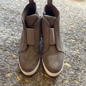 Taupe wedge sneakers from Vici Dolls